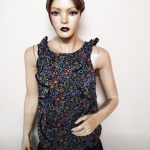 Chiffon Printed Top with Cotton Lining