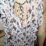 Chiffon Printed Top with Cotton Lining